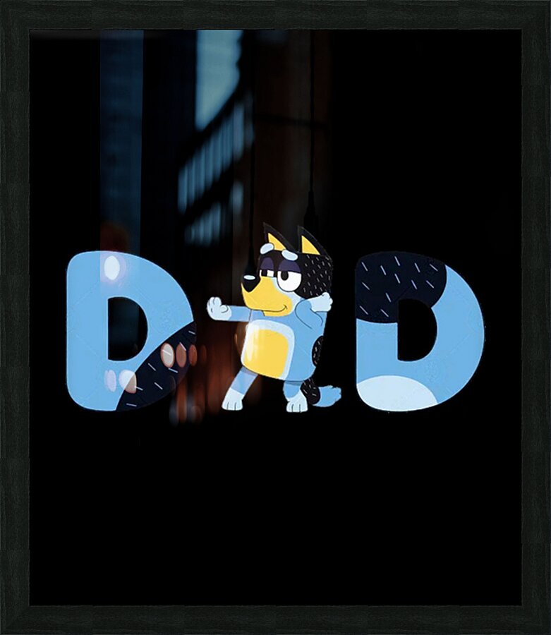 Bluey 57 Picture Frame print