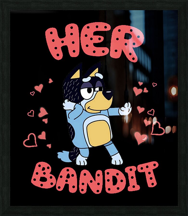 Bluey 58 Picture Frame print