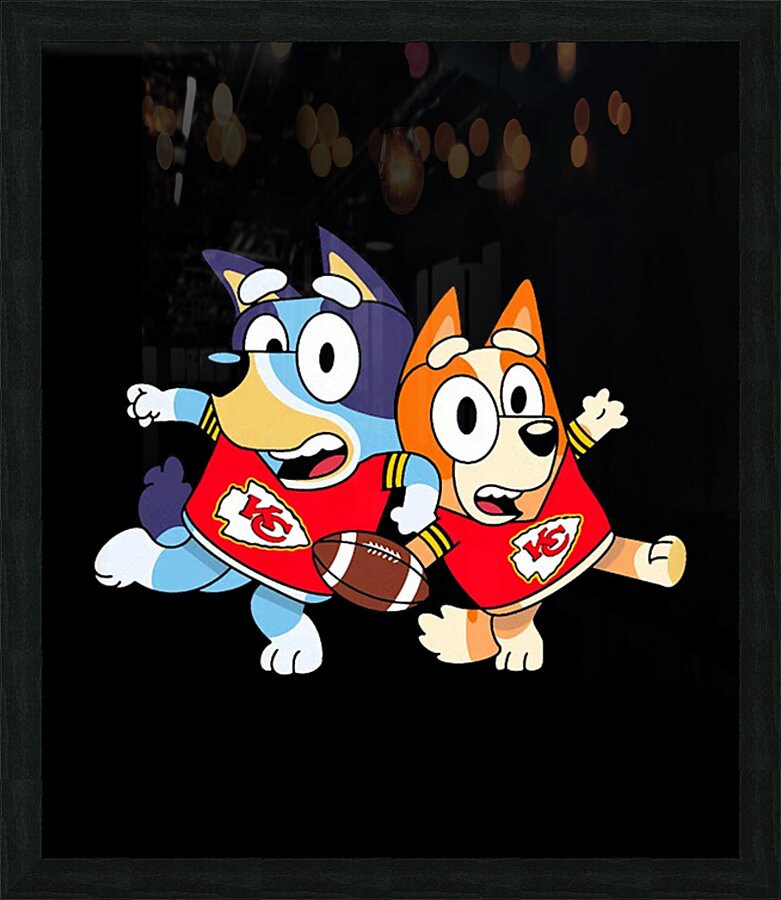Bluey 60 Picture Frame print