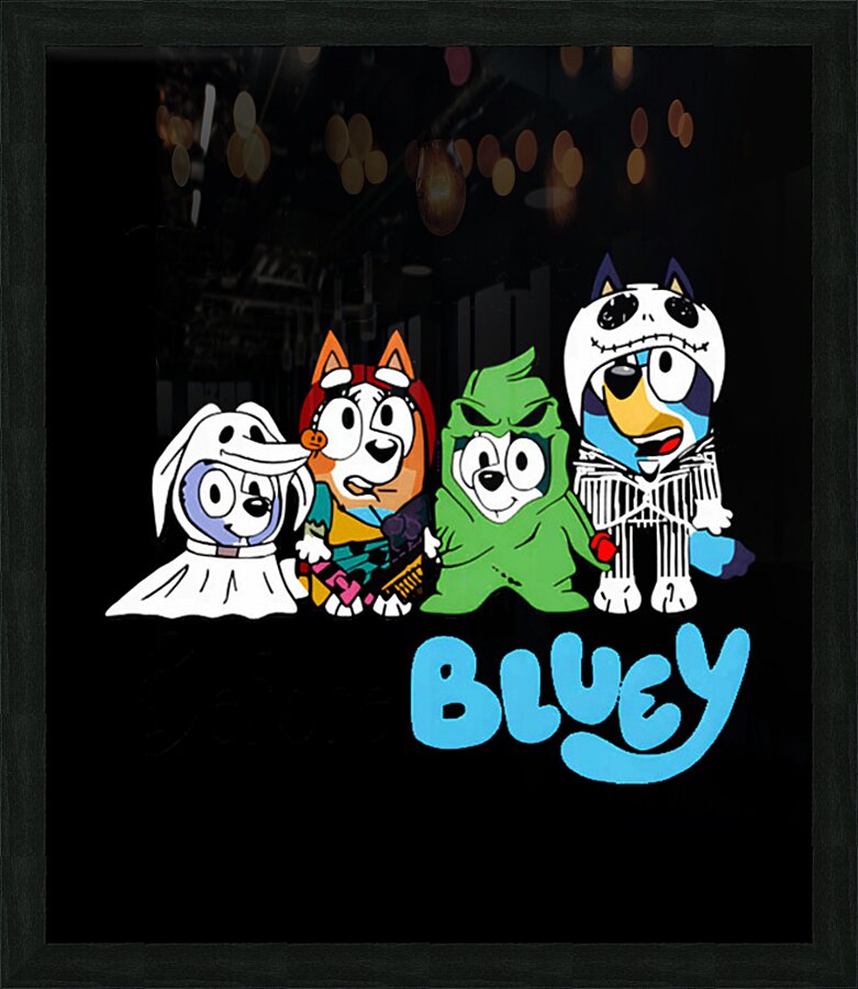 Bluey 64 Picture Frame print