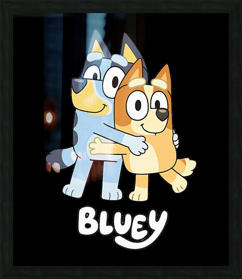 Bluey 65 Picture Frame print