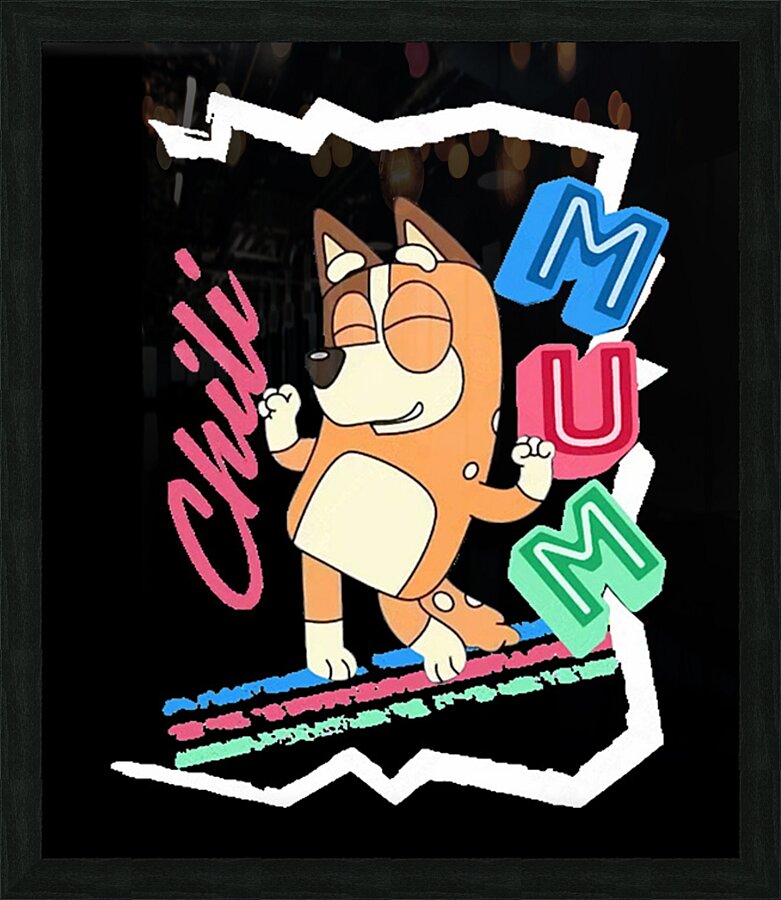 Bluey 67 Picture Frame print