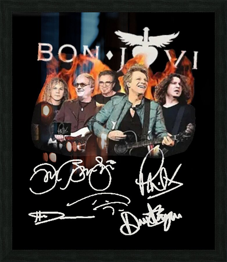 Bon Jovi 23 Picture Frame print