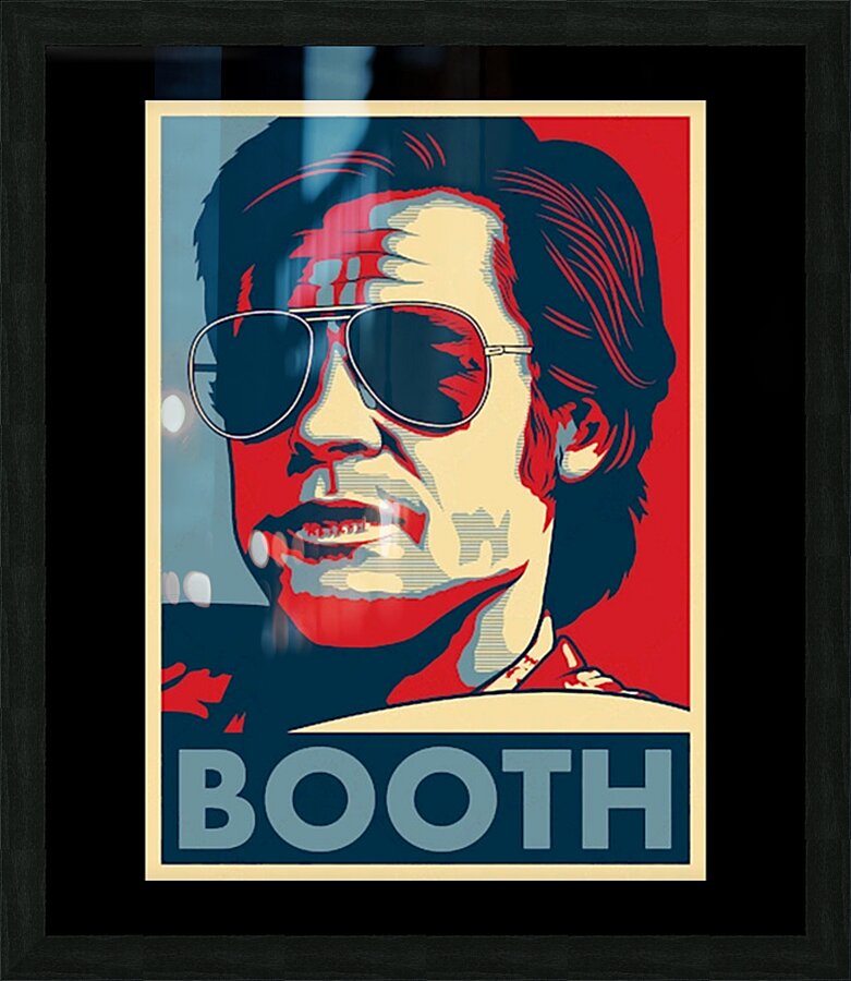 Brad Pitt 11 Picture Frame print