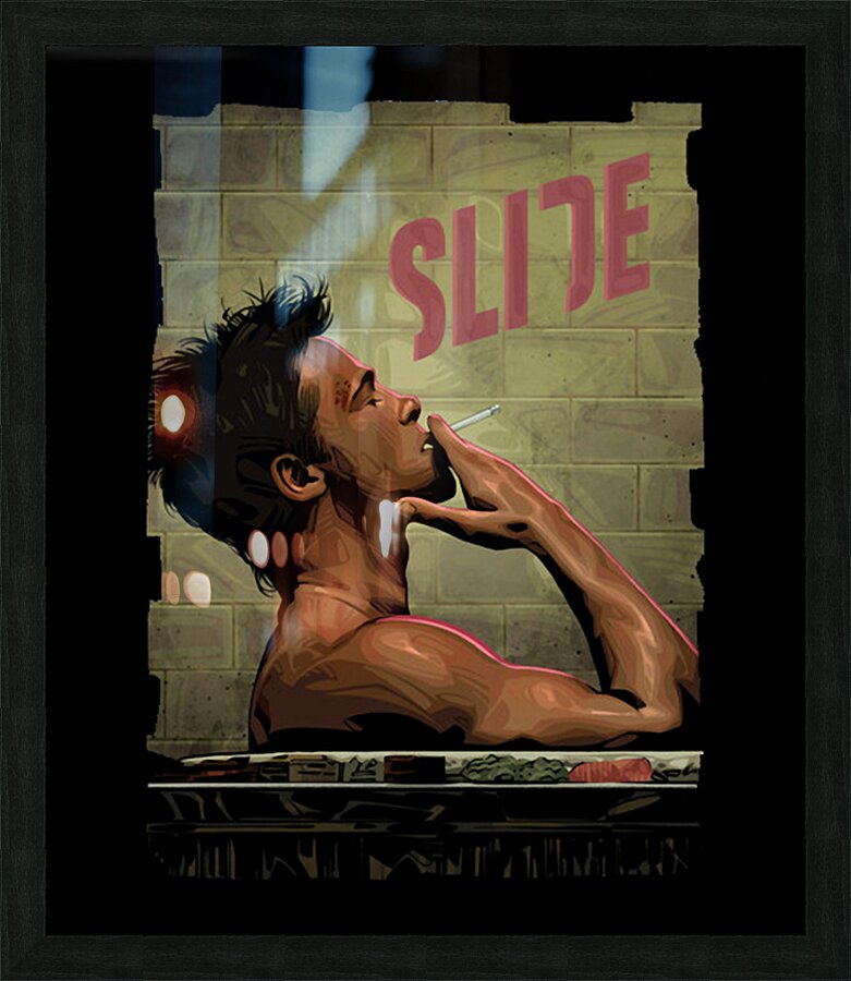 Brad Pitt 15 Picture Frame print