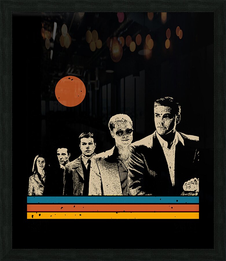 Brad Pitt 18 Picture Frame print