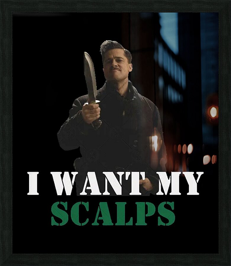 Brad Pitt 26 Picture Frame print