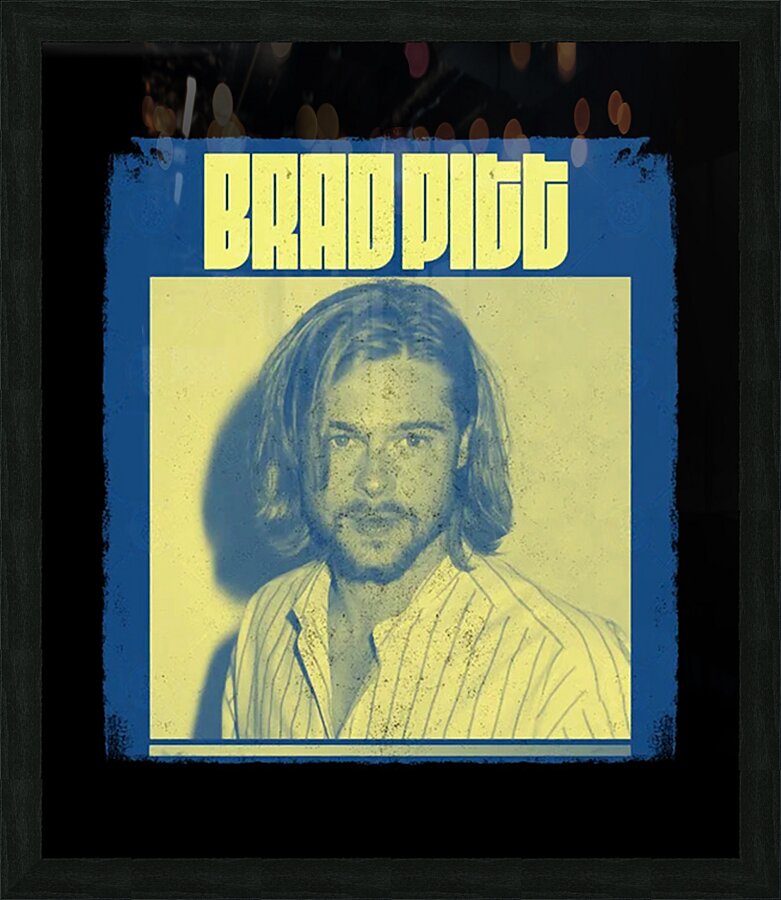 Brad Pitt 27 Picture Frame print