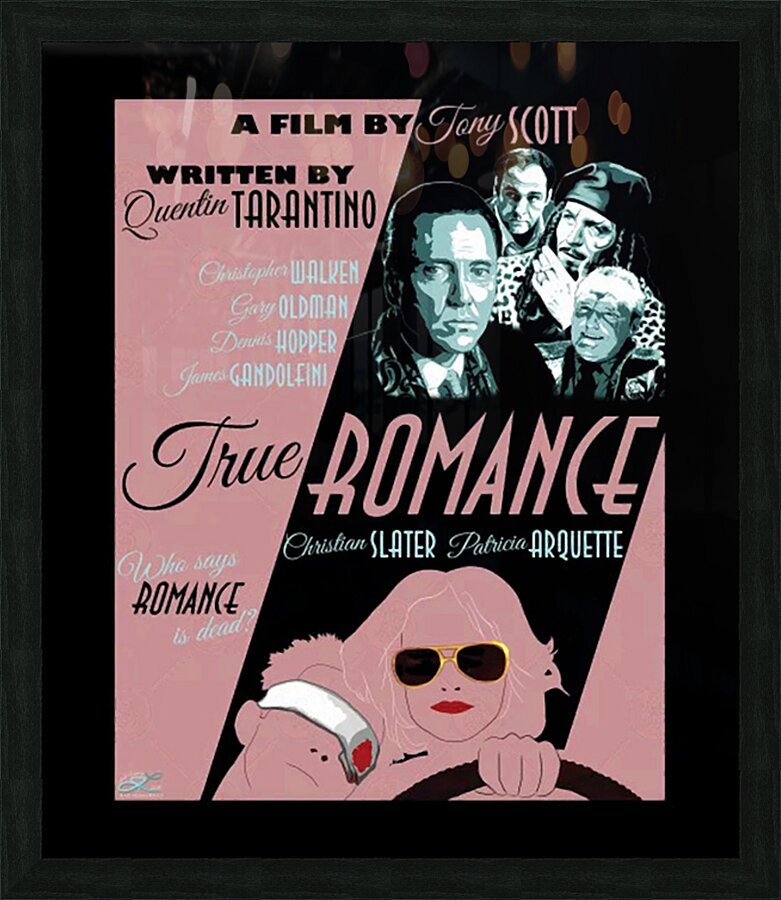Brad Pitt 30 Picture Frame print