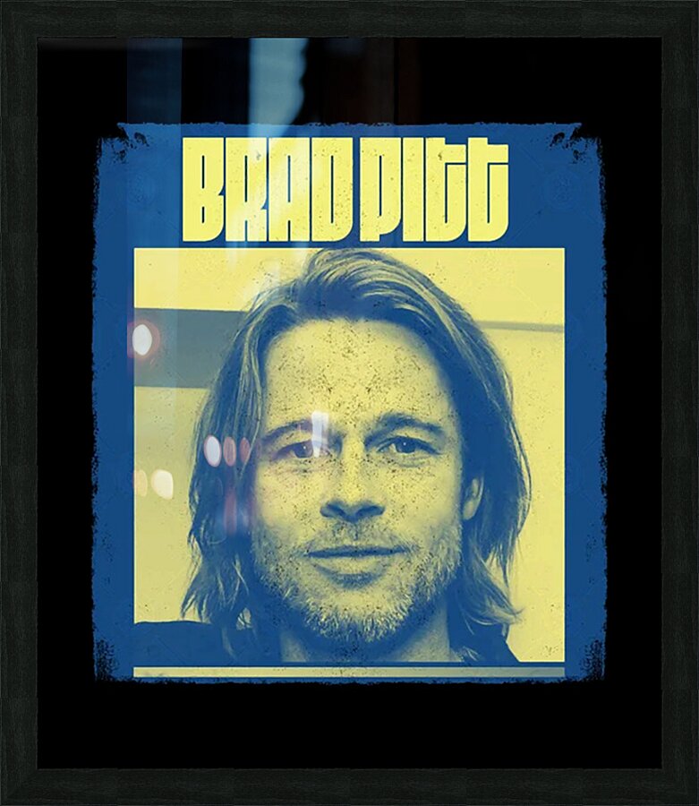 Brad Pitt 43 Picture Frame print