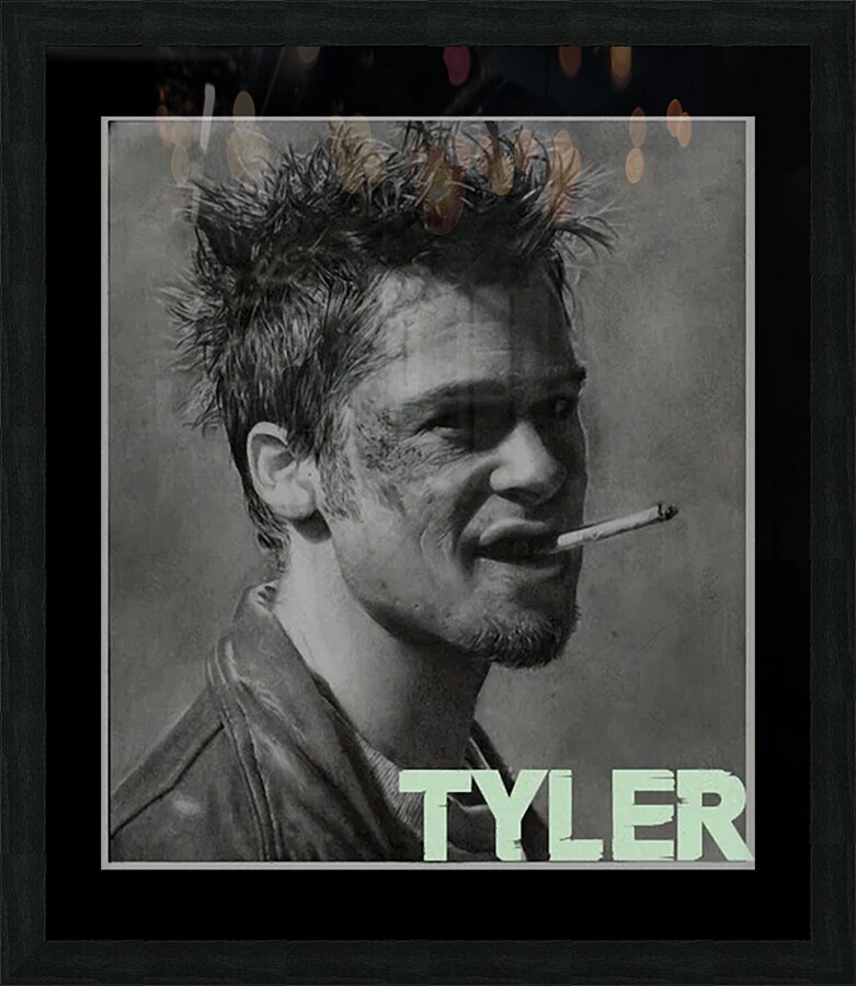 Brad Pitt 56 Picture Frame print