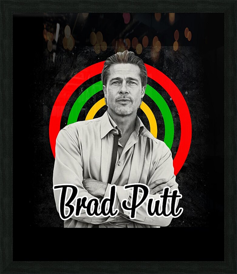 Brad Pitt 61 Picture Frame print