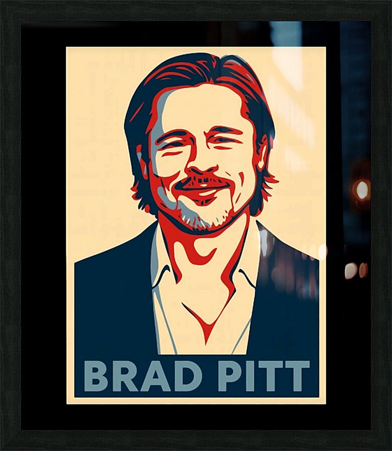 Brad Pitt 69 Picture Frame print