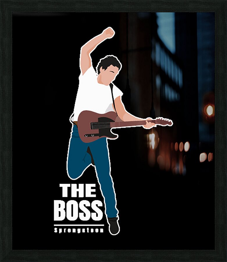 Bruce Springsteen 2 Picture Frame print