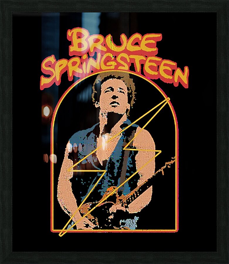 Bruce Springsteen 7 Picture Frame print