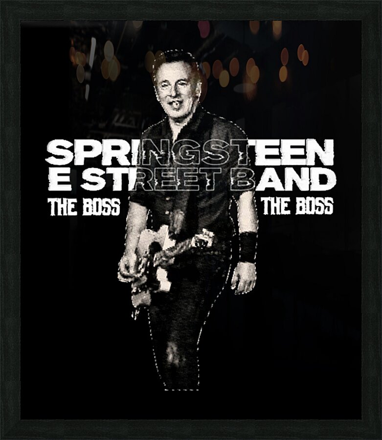 Bruce Springsteen 12 Picture Frame print