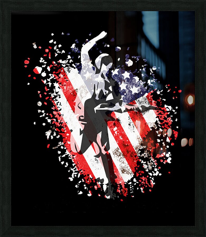 Bruce Springsteen 14 Picture Frame print
