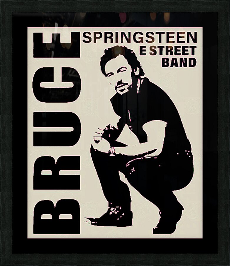 Bruce Springsteen 15 Picture Frame print