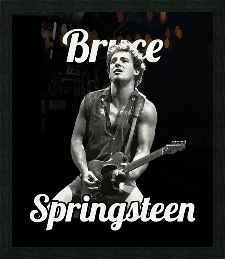Bruce Springsteen 19 Picture Frame print