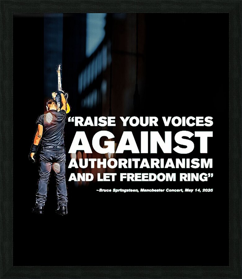 Bruce Springsteen 20 Picture Frame print