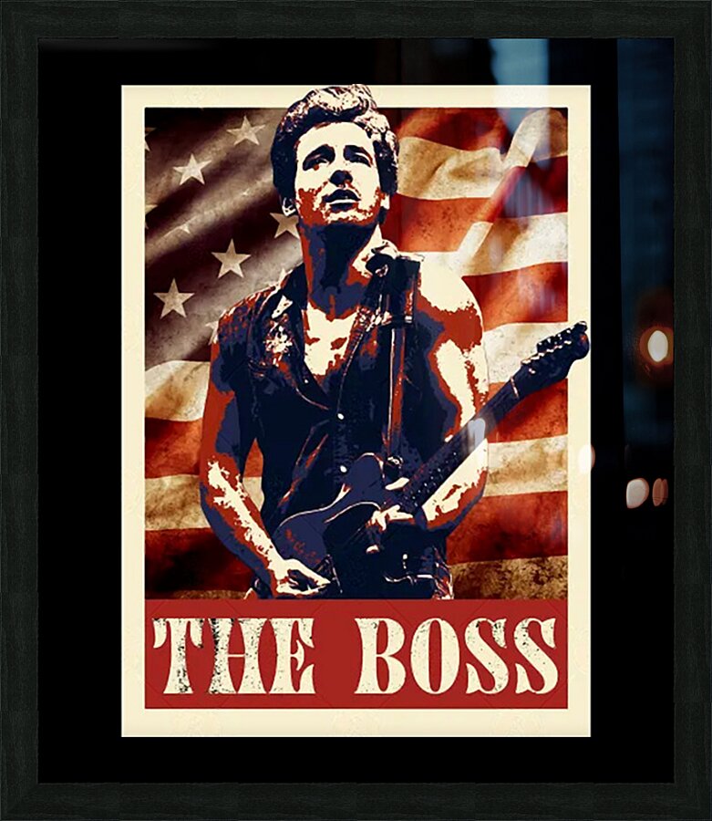 Bruce Springsteen 23 Picture Frame print