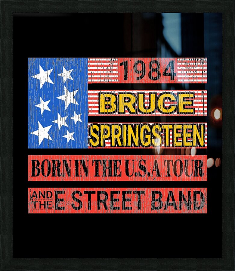 Bruce Springsteen 29 Picture Frame print