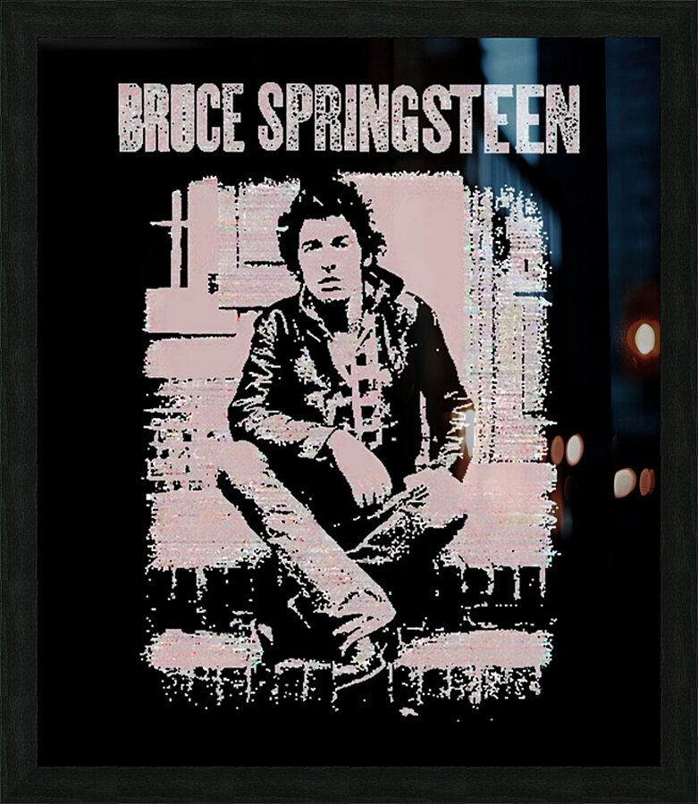 Bruce Springsteen 30 Picture Frame print