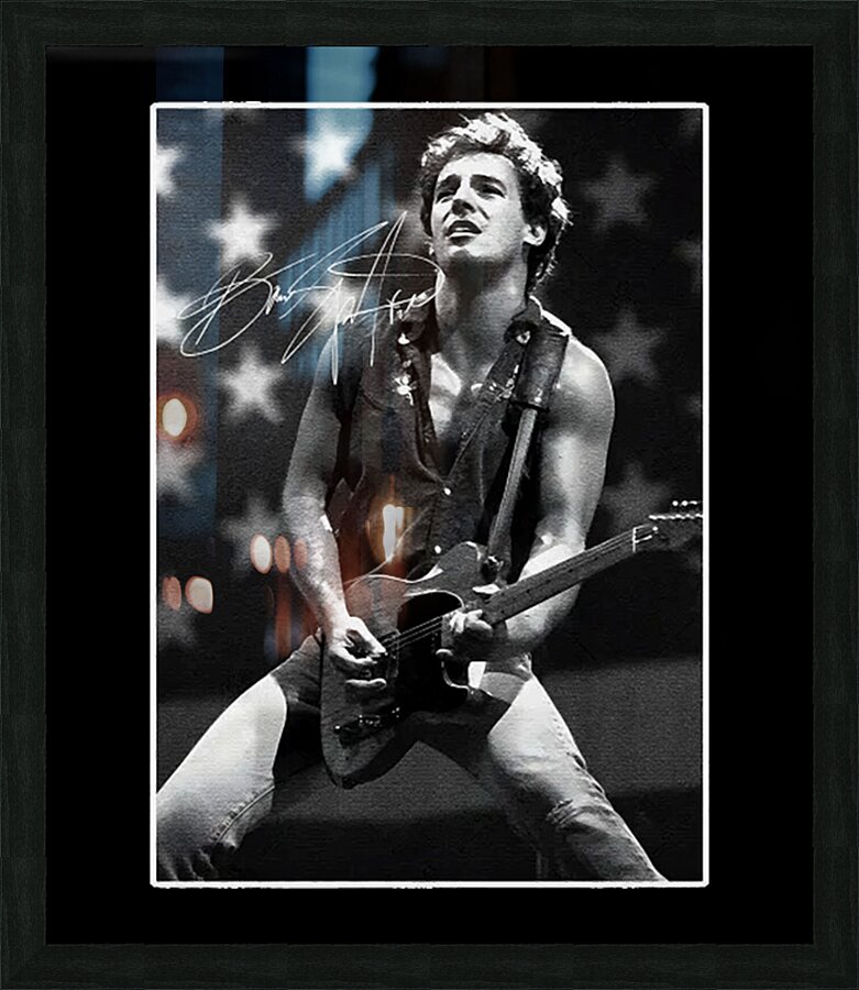 Bruce Springsteen 8 Picture Frame print