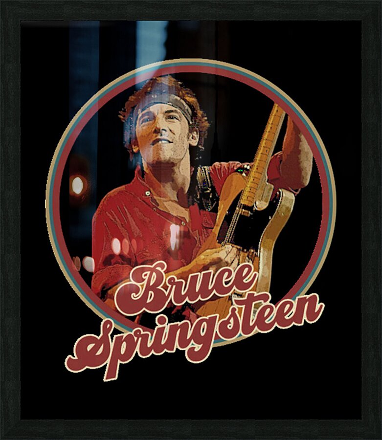 Bruce Springsteen 9 Picture Frame print