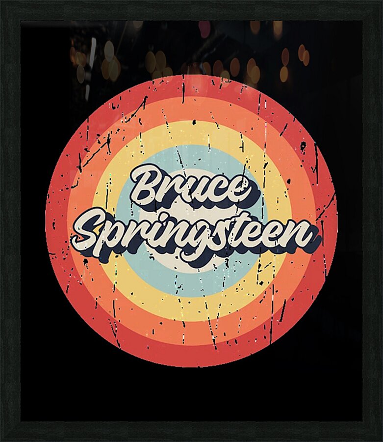 Bruce Springsteen 12 Picture Frame print