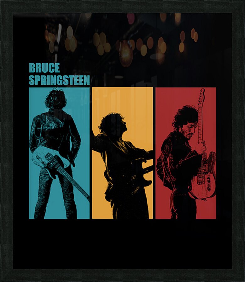 Bruce Springsteen 14 Picture Frame print