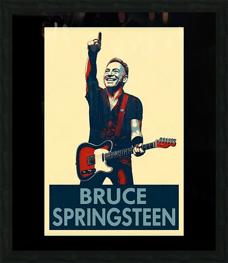 Bruce Springsteen 15 Picture Frame print