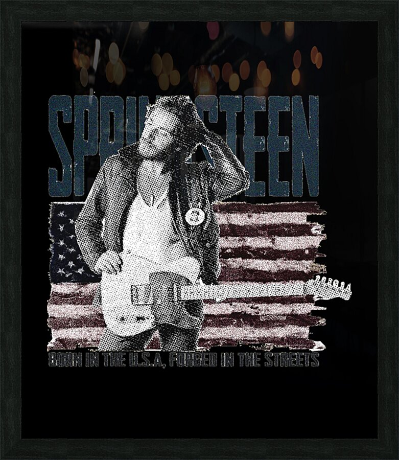 Bruce Springsteen 16 Picture Frame print