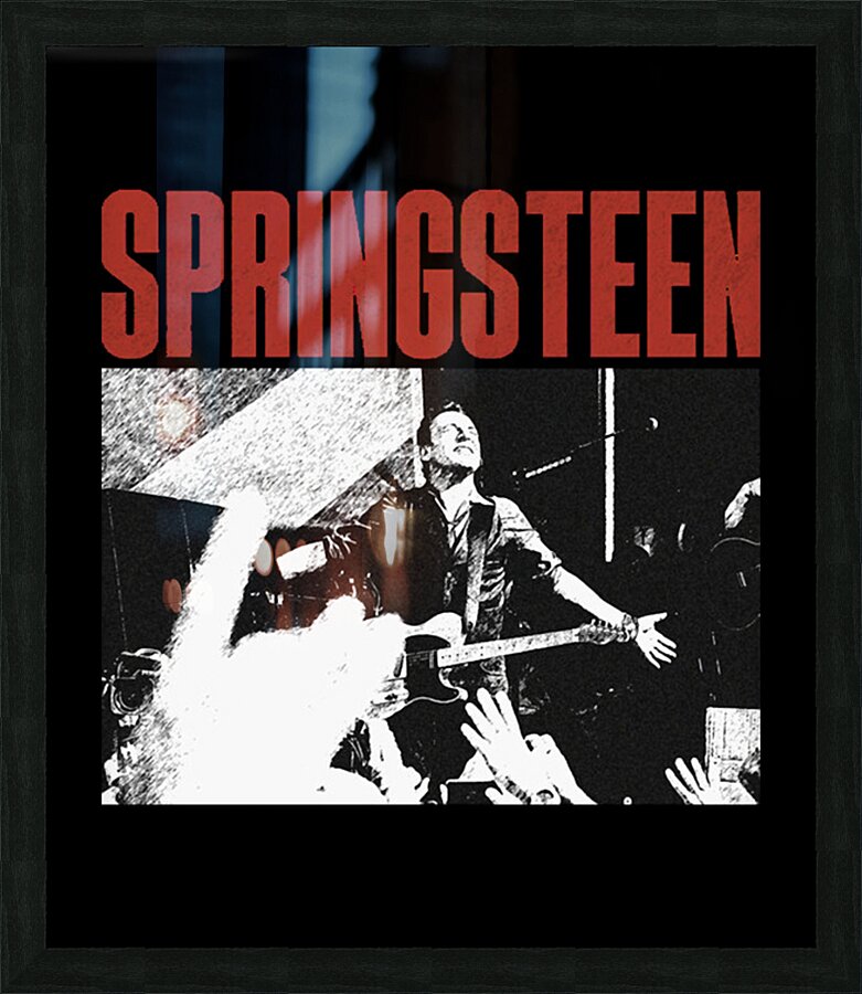 Bruce Springsteen 18 Picture Frame print