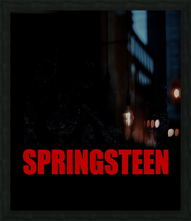 Bruce Springsteen 22 Picture Frame print
