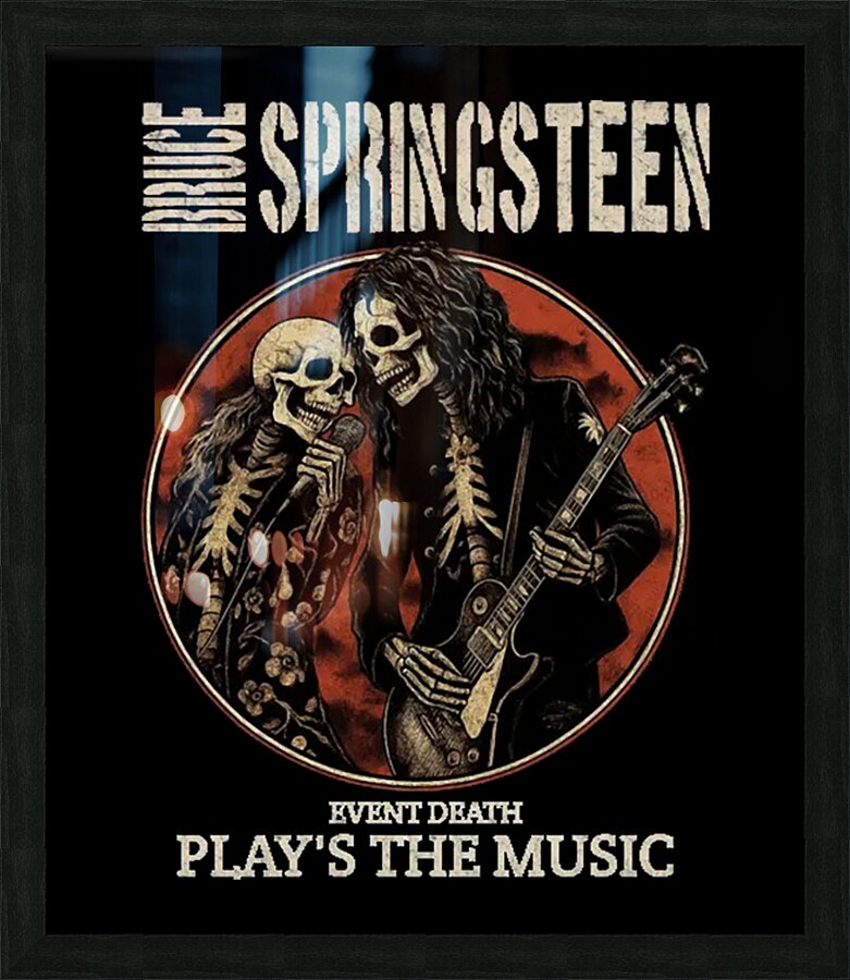 Bruce Springsteen 23 Picture Frame print