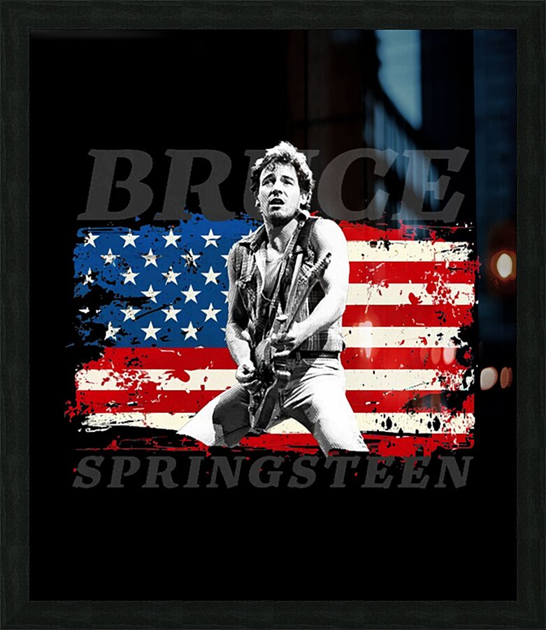 Bruce Springsteen 28 Picture Frame print