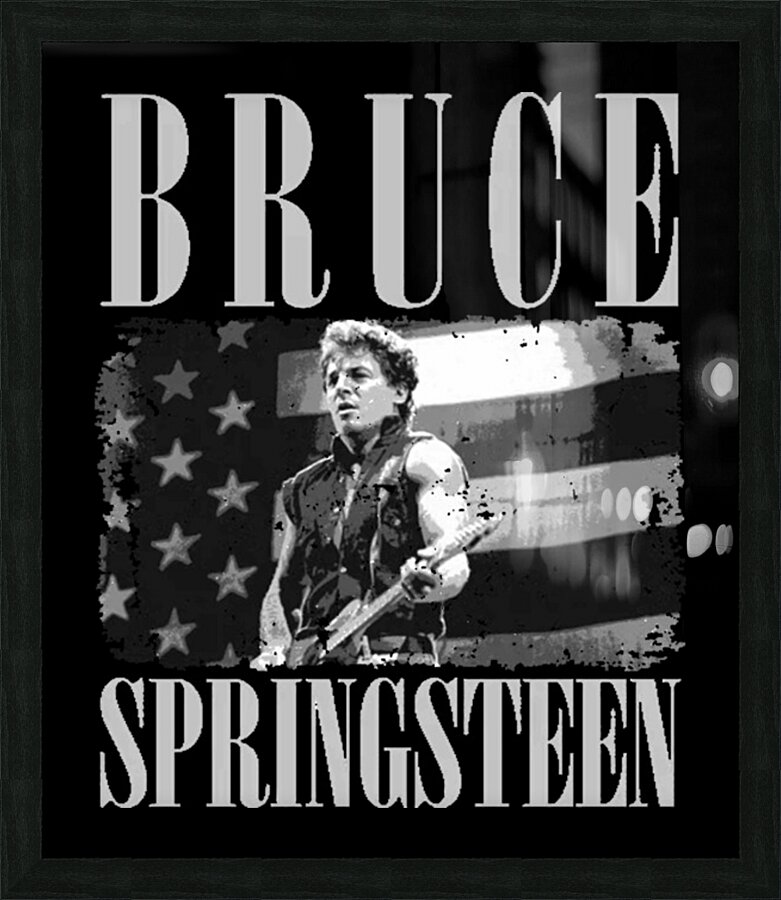 Bruce Springsteen 32 Picture Frame print