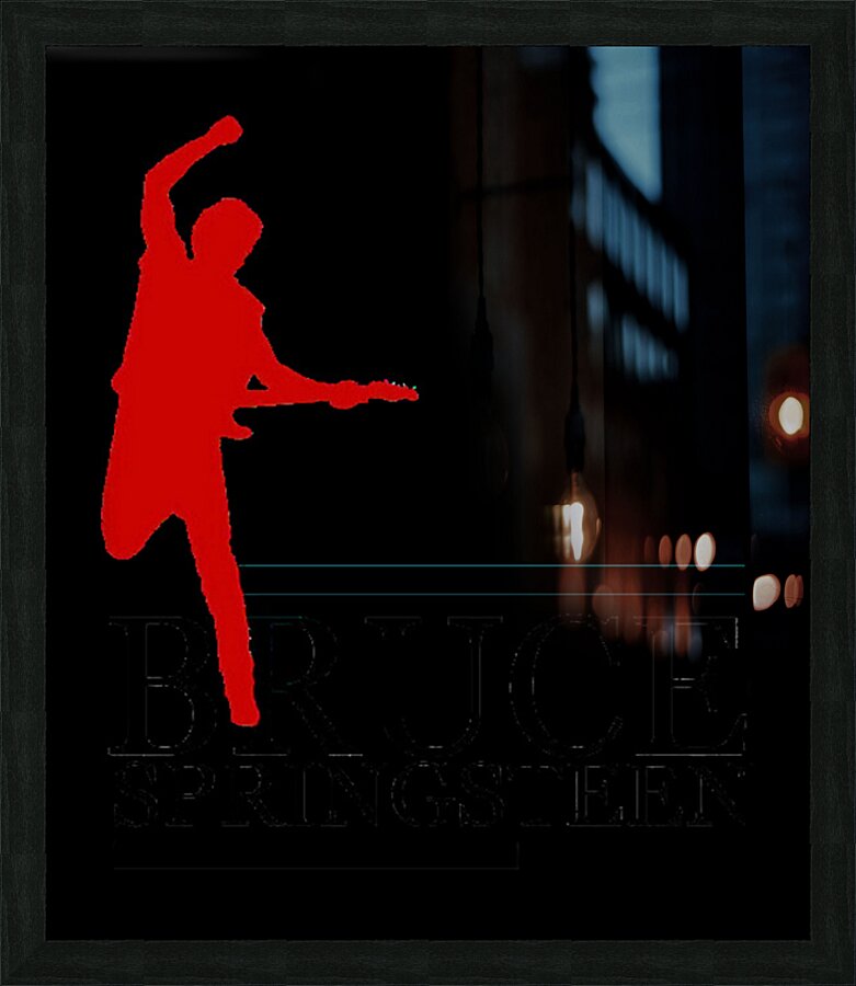 Bruce Springsteen 33 Picture Frame print