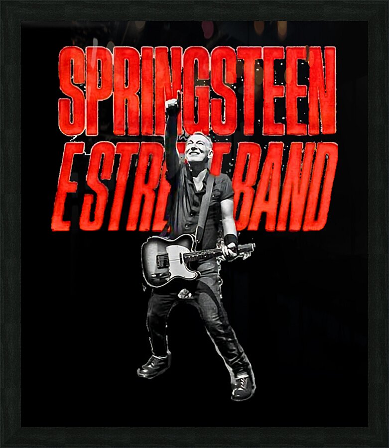 Bruce Springsteen 34 Picture Frame print