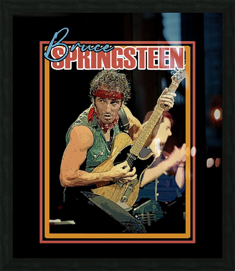 Bruce Springsteen 37 Picture Frame print