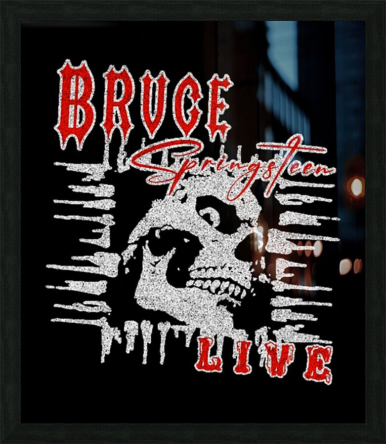 Bruce Springsteen 38 Picture Frame print