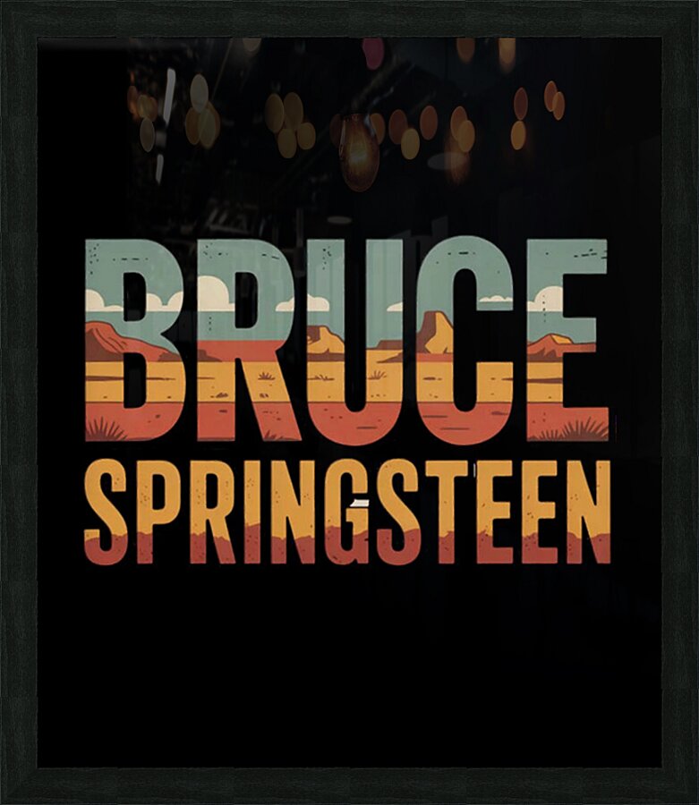 Bruce Springsteen 39 Picture Frame print