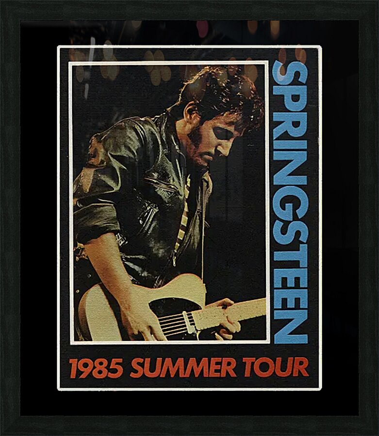 Bruce Springsteen 45 Picture Frame print