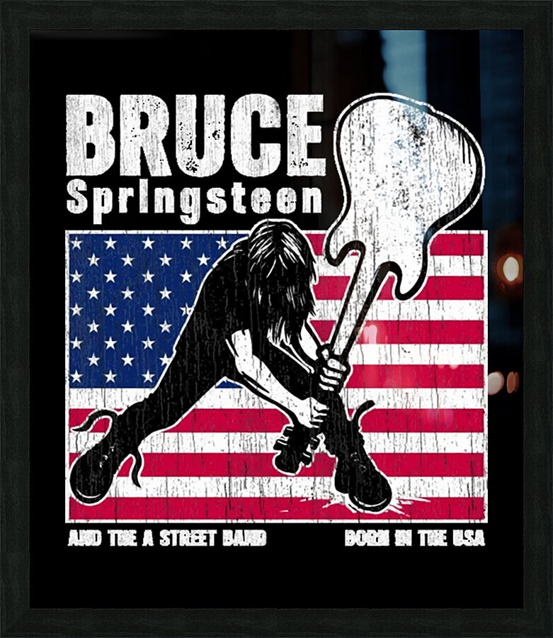Bruce Springsteen 46 Picture Frame print
