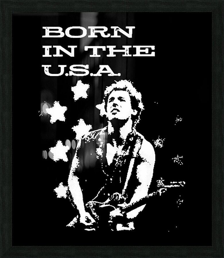 Bruce Springsteen 50 Picture Frame print