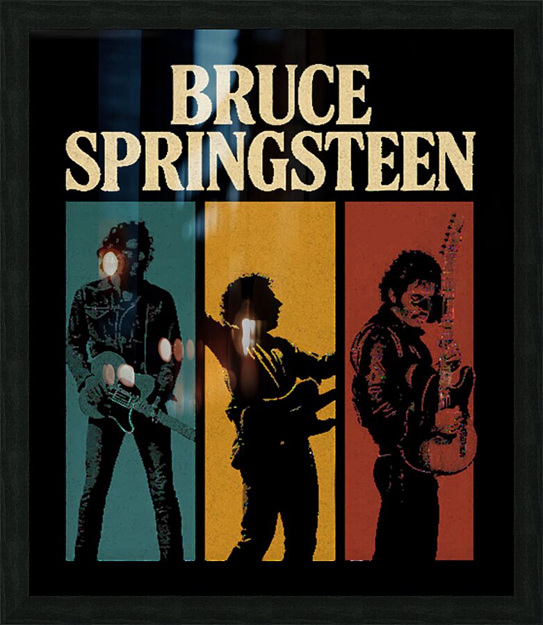 Bruce Springsteen 51 Picture Frame print