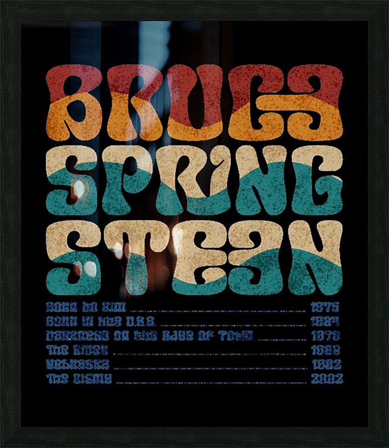 Bruce Springsteen 53 Picture Frame print
