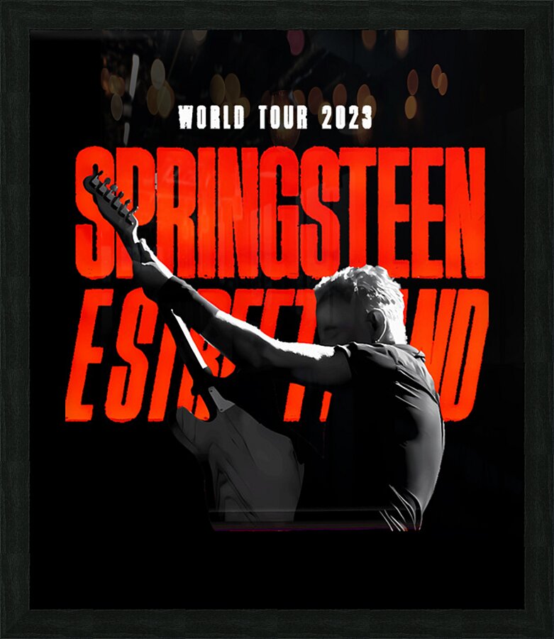 Bruce Springsteen 54 Picture Frame print