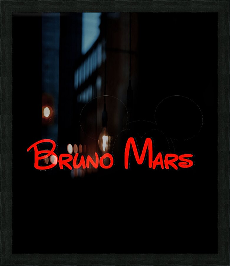 Bruno Mars 1 Picture Frame print
